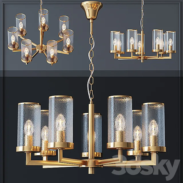 Kelly Wearstler LIAISON ONE-TIER Chandelier 7 3D Model