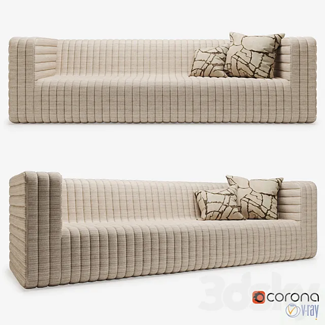 Kelly Wearstler Loma sofa 3DModel Kelly Wearstler Loma sofa 3DModel