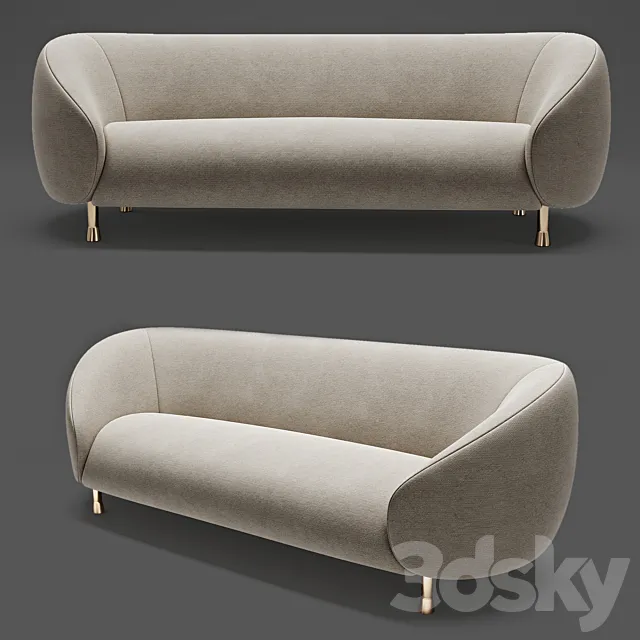 Kelly wearstler lucien Sofa 3DModel