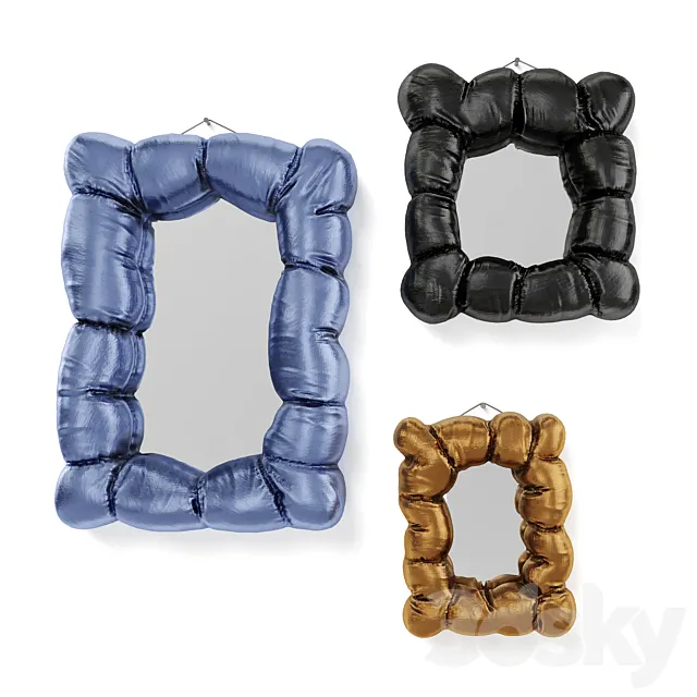 Kelly Wearstler off the wall mirrors 3D Model