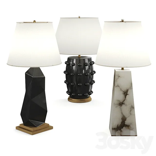 Kelly Wearstler Table Lamps 3DModel Kelly Wearstler Table Lamps 3DModel