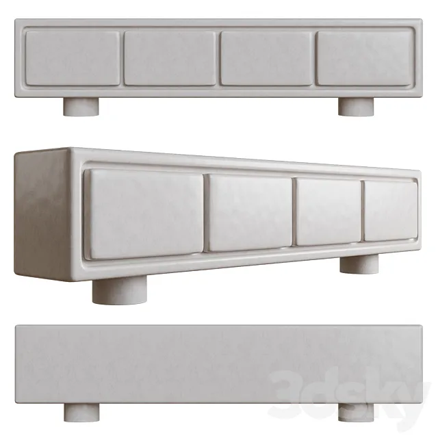 Kelly Wearstler_COLINA CREDENZA 3D Model Kelly Wearstler_COLINA CREDENZA 3D Model