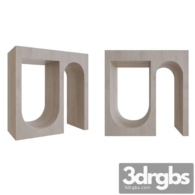 Kellywearstler roxbury petite console 2 3D Model Download