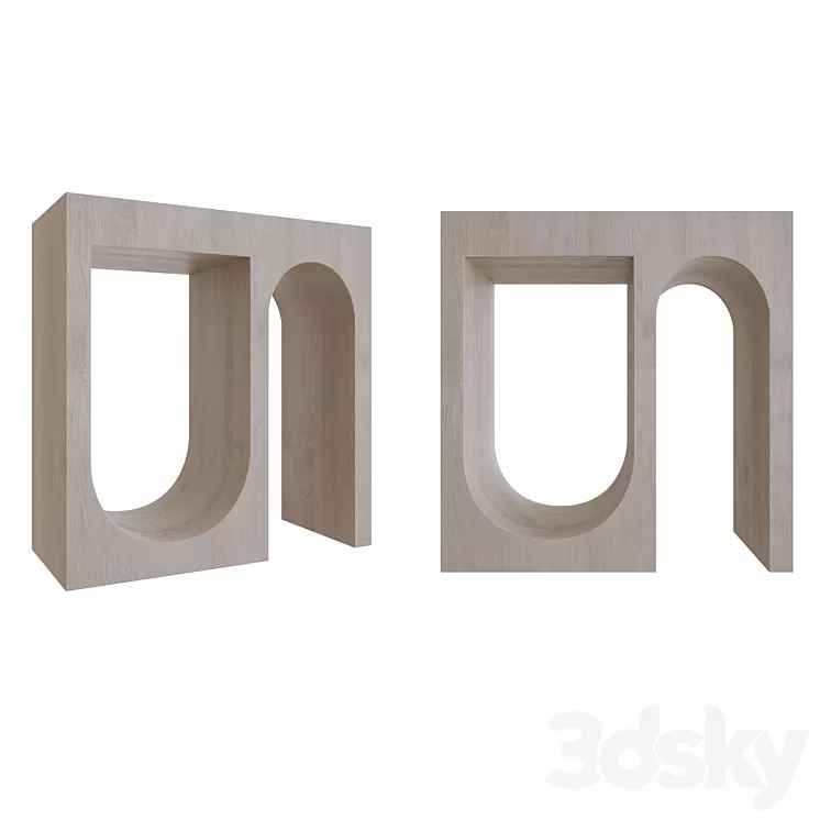 Kellywearstler ROXBURY PETITE CONSOLE 3D Model