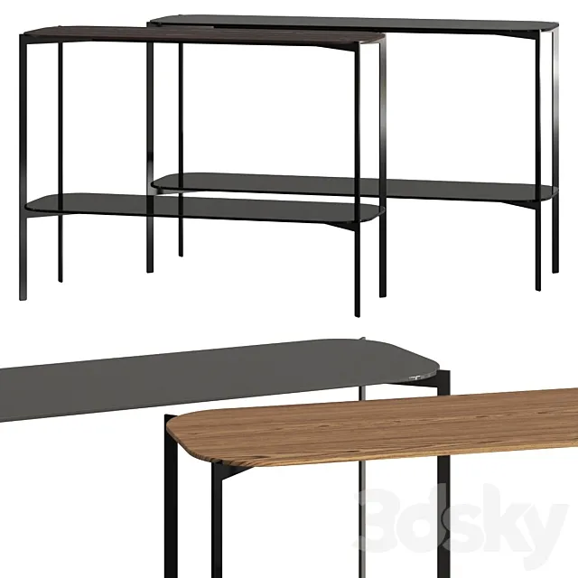 Kendo Mobiliario Exo Console Tables 3D Model