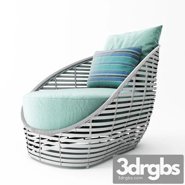 Kenneth cobonpue oasis lounge chair 3D Model Download