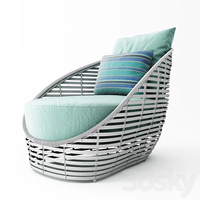 Kenneth Cobonpue Oasis Lounge Chair 3D Model
