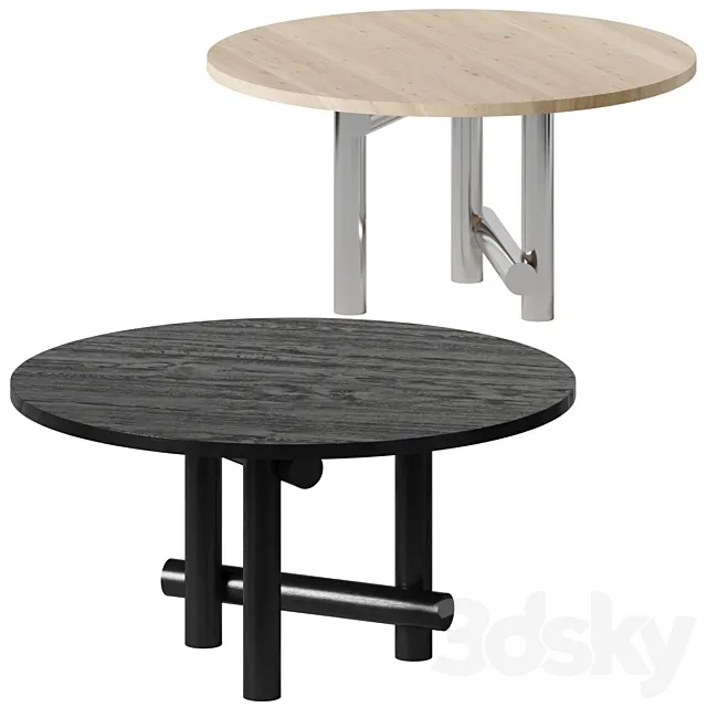 Kenny Dining Table – Egg Collective 3DModel