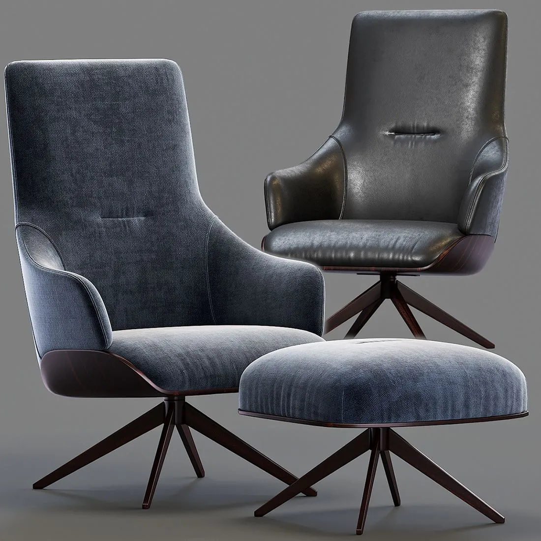 Kensington Molteni & C Armchair 3D Model