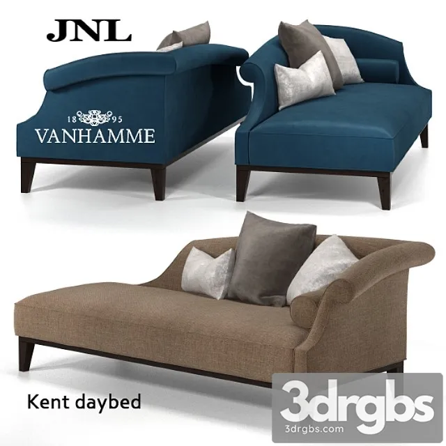 Kent daybed vanhamme jnl 3D Model Download Kent daybed vanhamme jnl 3D Model Download