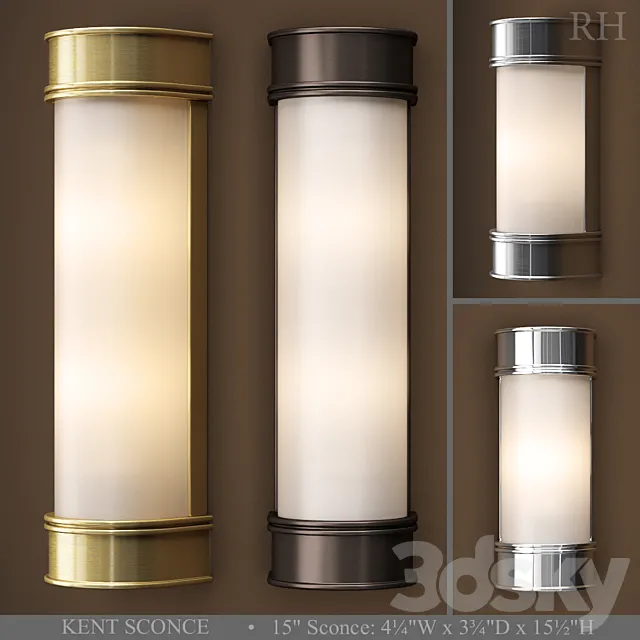 Kent sconce 3D Model Kent sconce 3D Model