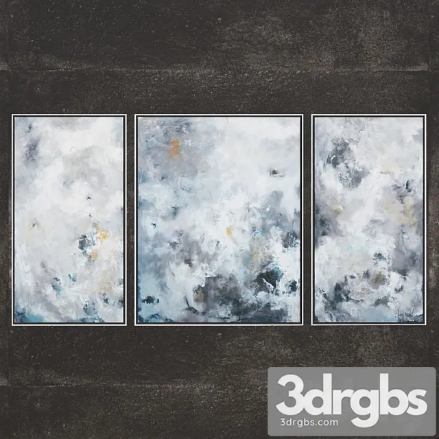 Kent walsh’s golden glow triptych john-richard collection 3D Model Download