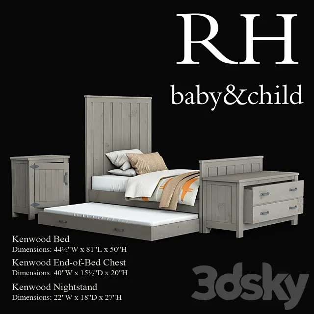 Kenwood Bed ? 2 3DModel Kenwood Bed ? 2 3DModel