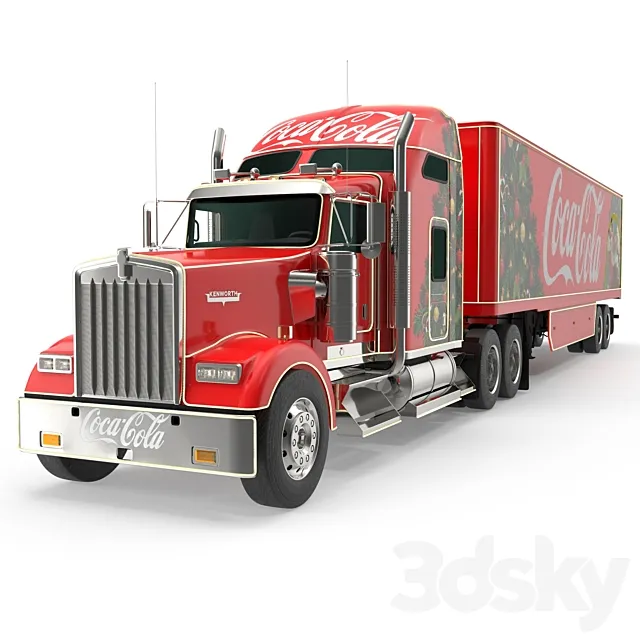 Kenworth K900 New Year Variant 3D Model