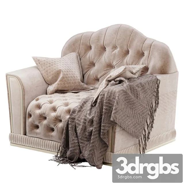Keoma Melania Poltrona 3D Model Download