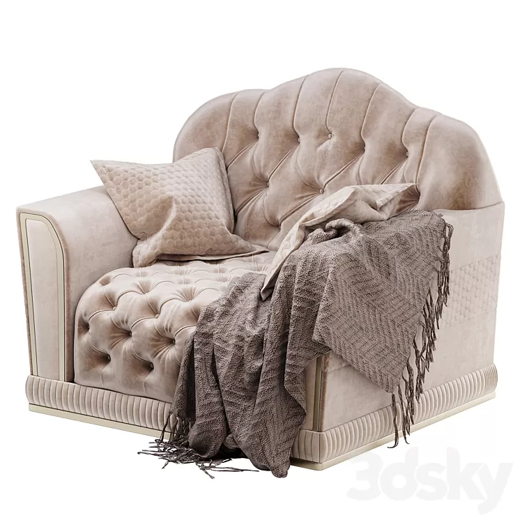 KEOMA MELANIA POLTRONA 3D Model KEOMA MELANIA POLTRONA 3D Model