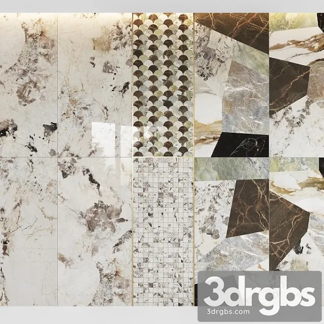 Keope 9CENTO Decor Set3 3D Model Download