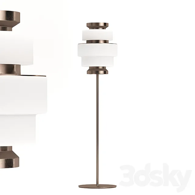 Kèpi floor lamp 3DModel Kèpi floor lamp 3DModel