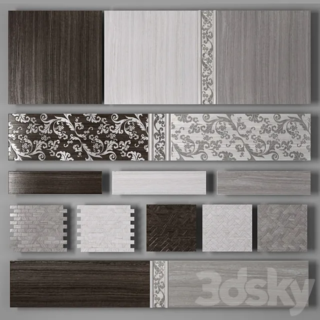 Kerama Marazzi Grassi Tiles 3DModel Kerama Marazzi Grassi Tiles 3DModel