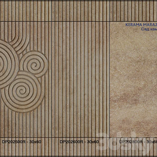 Kerama Marazzi – Stone garden 3DModel Kerama Marazzi – Stone garden 3DModel