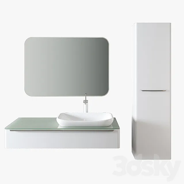 Keramag my day-Nr. 245460 (600×400) 3D Model Keramag my day-Nr. 245460 (600×400) 3D Model