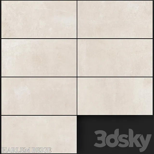Keros Harlem Beige 3D Model Keros Harlem Beige 3D Model