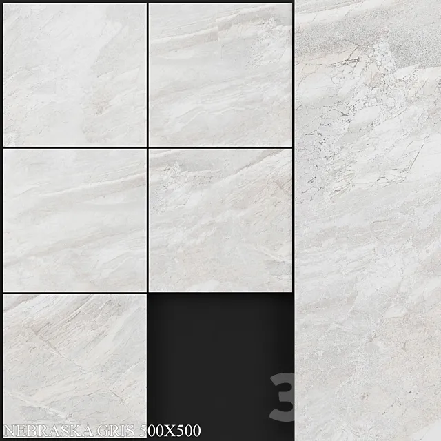 Keros Nebraska Gris 500×500 3D Model