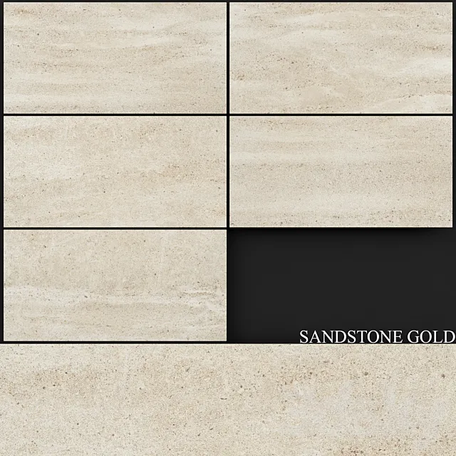 Keros Sandstone Gold 3D Model