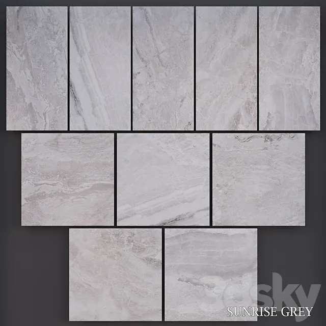 Keros Sunrise Grey 3D Model Keros Sunrise Grey 3D Model