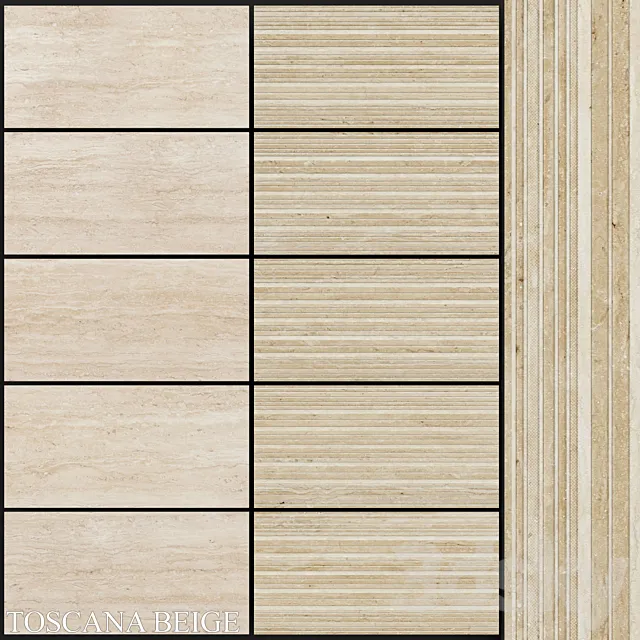 Keros Toscana Beige 3D Model Keros Toscana Beige 3D Model