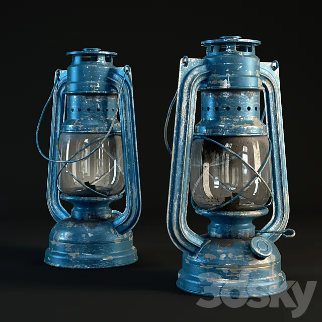 Kerosene lamp 3D Model