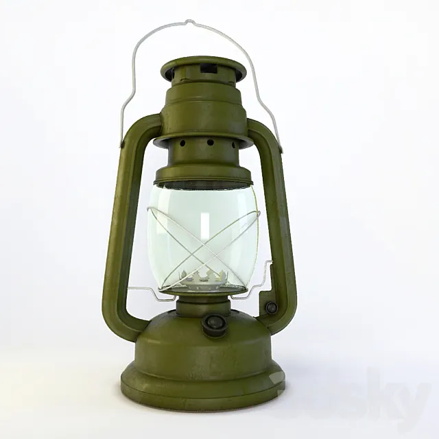 Kerosene lamp 3D Model