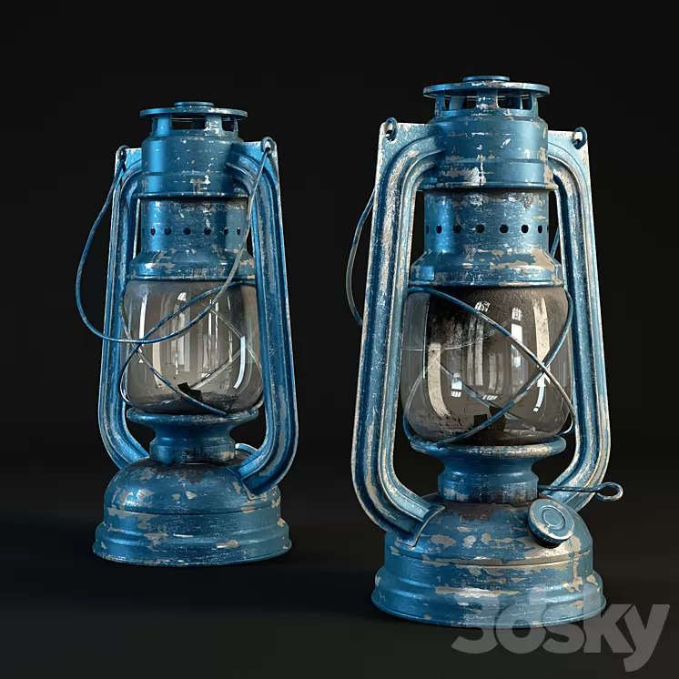 Kerosene lamp 3D Model