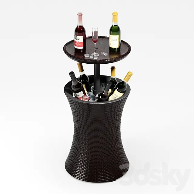 Keter Rattan Cool Bar 3D Model
