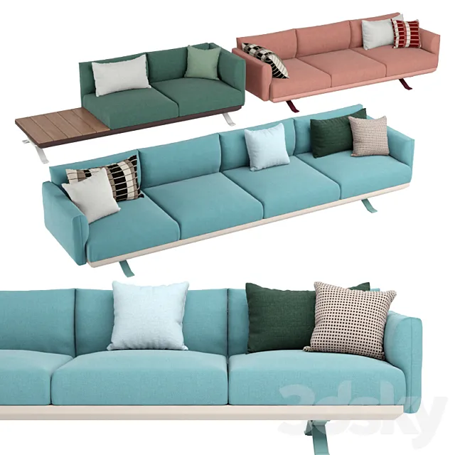 kettal boma sofa 3D Model