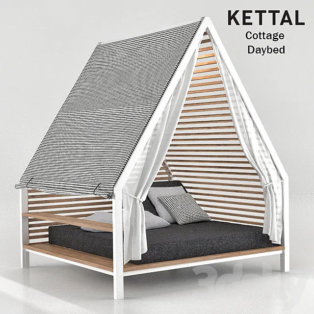 Kettal Cottage Daybed 3DModel