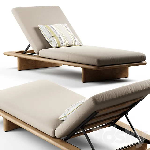 Kettal – Mesh Deckchair 3D Model