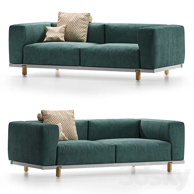 Kettal MOLO | Garden sofa 3DModel Kettal MOLO | Garden sofa 3DModel