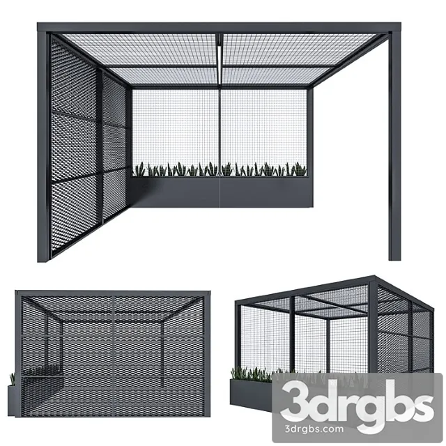 Kettal Office Pavilion 3D Model Download