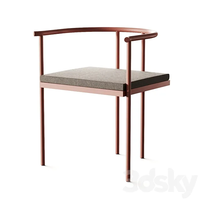 Kettal Ringer Small Armchair 3D Model Kettal Ringer Small Armchair 3D Model