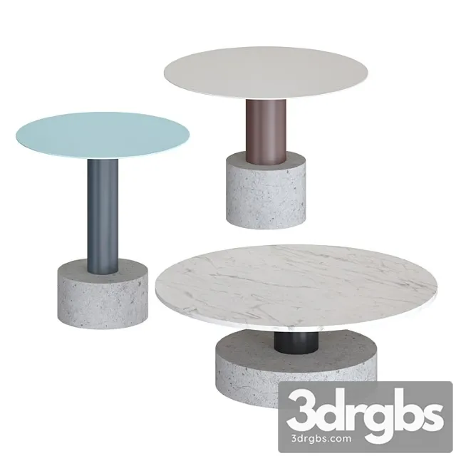 Kettal roll – coffee tables Kettal roll – coffee tables
