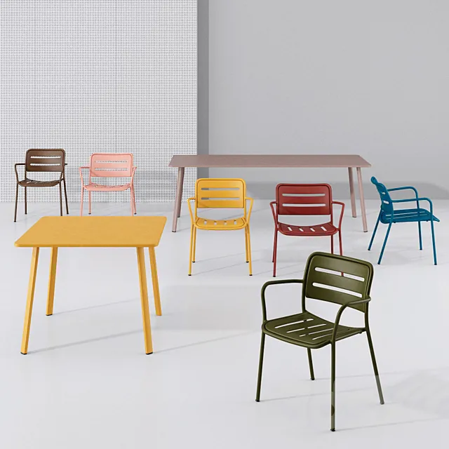 Kettal Village collection 3D Model