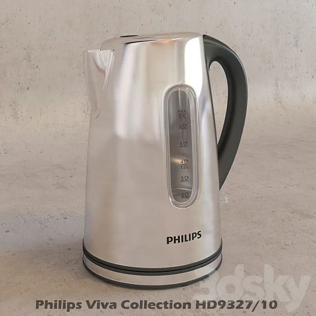 Kettle Philips Viva Collection HD9327-10 3DModel