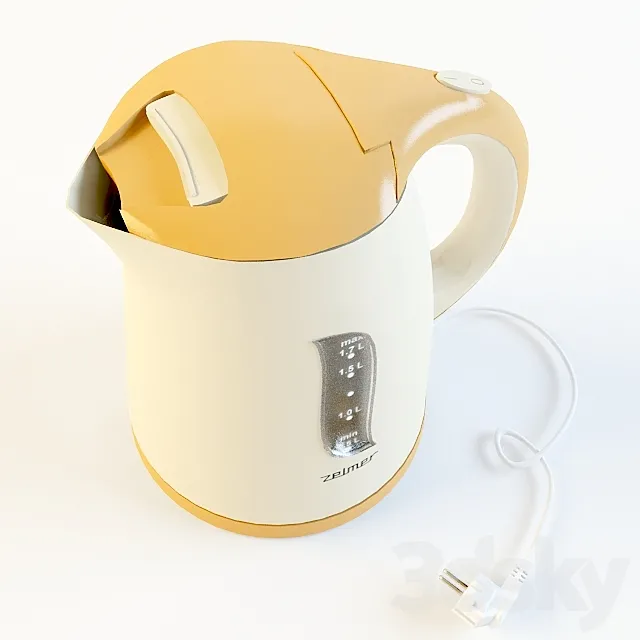 Kettle Zelmer 3D Model Kettle Zelmer 3D Model