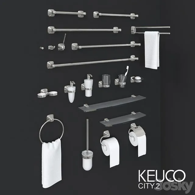KEUCO ACCESSOIRES CITY.2 3D Model KEUCO ACCESSOIRES CITY.2 3D Model