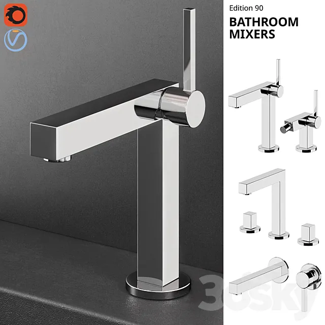 Keuco Edition 90 Faucets 3DModel