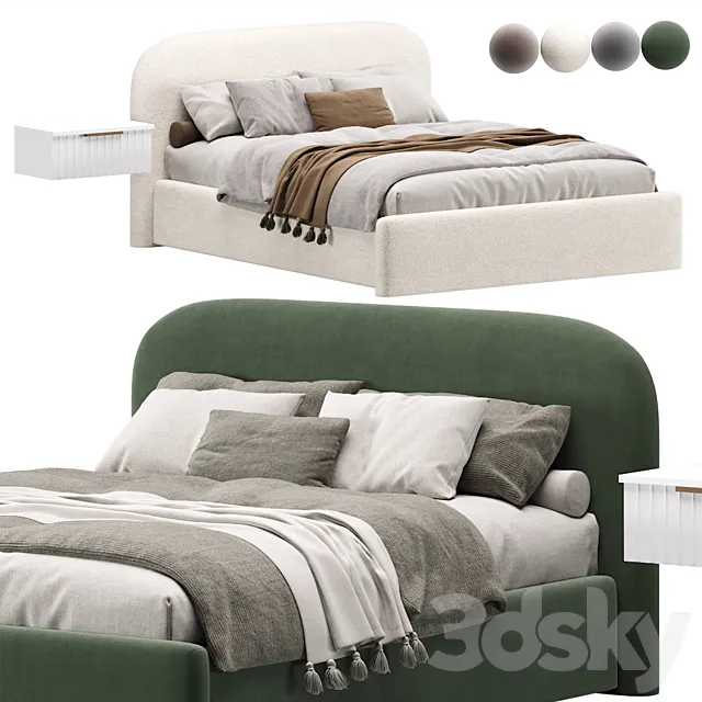 Kevia Bed 160 By Divan.ru _ Kevia Bed 3D Model