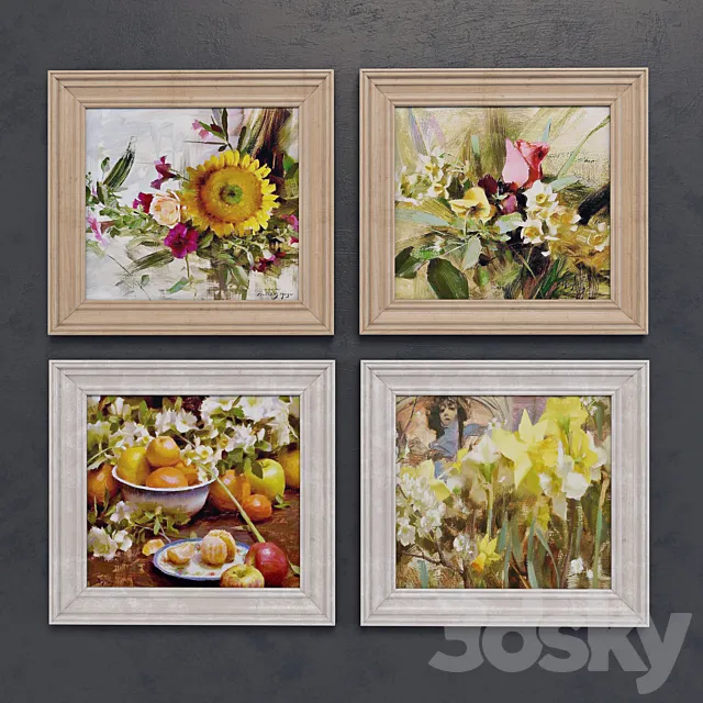 Keys Daniel J. Still life oil painting 3DModel Keys Daniel J. Still life oil painting 3DModel