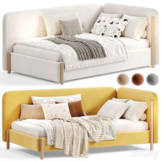 Keysi 90 Kids Bed By mebel 3D Model Keysi 90 Kids Bed By mebel 3D Model