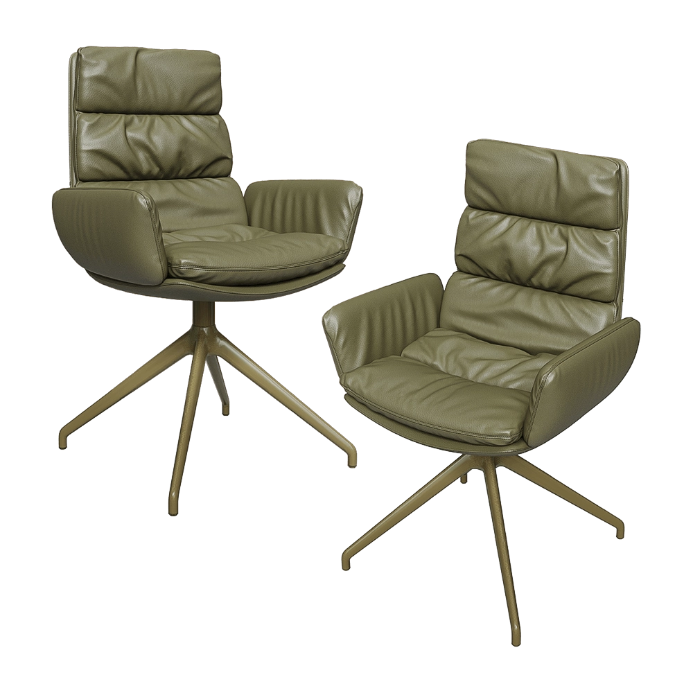 KFF – Chair with armrests Arva 3D Model KFF – Chair with armrests Arva 3D Model